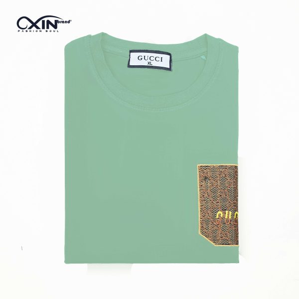 Premium Gucci T-Shirt Olive - Image 4