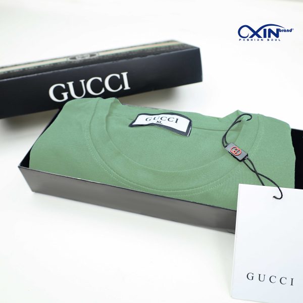 Premium Gucci T-Shirt Olive - Image 2