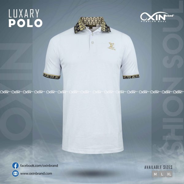 Premium Louis Vuitton Polo White
