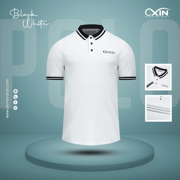 PREMIUM GUCCI POLO SHIRT WHITE-OX-2202