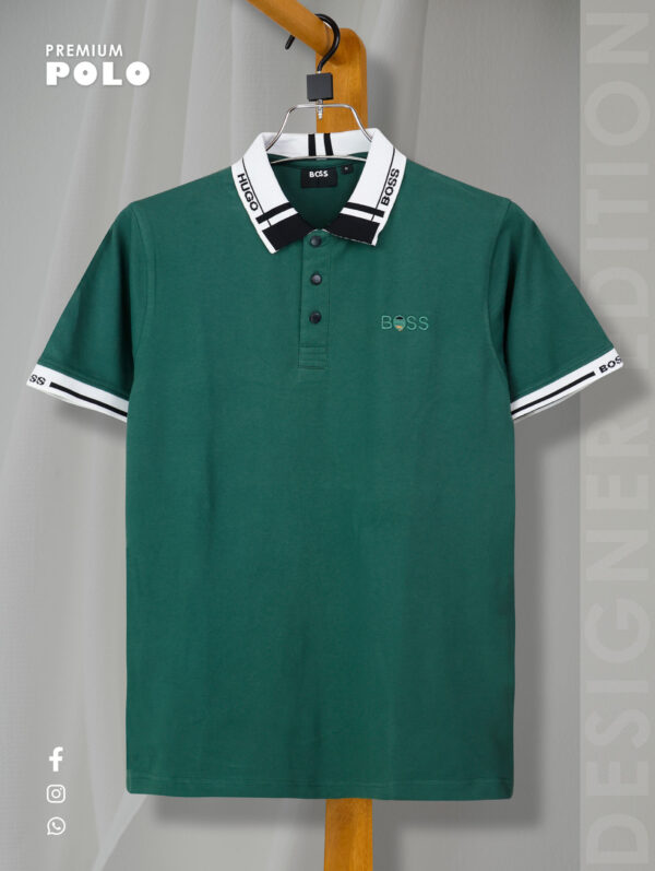 Hugo Boss Premium Polo - Deep Green (L)